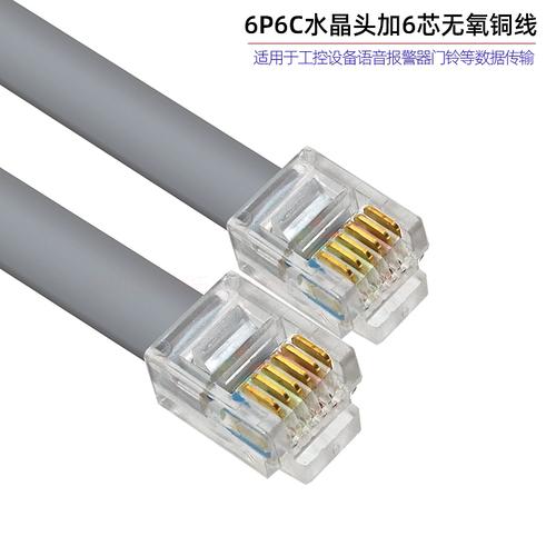 6P6C水晶頭與RJ12/RJ11接口 詳解4芯/6芯電話線在工控、門禁與語音報警系統中的應用